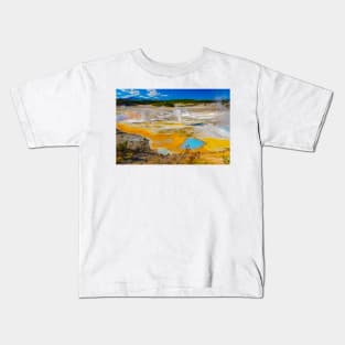 Colourful Norris Geyser Basin Kids T-Shirt